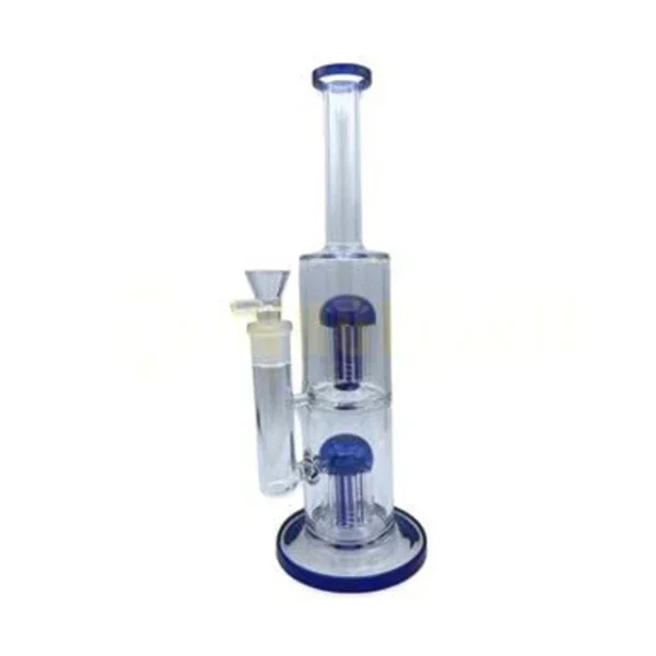 13.5 ” Double Stacked Glass Water Pipe