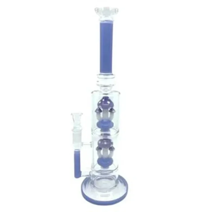 14.5 ” Stacked Glass Water Pipe With Mushroom Percolator