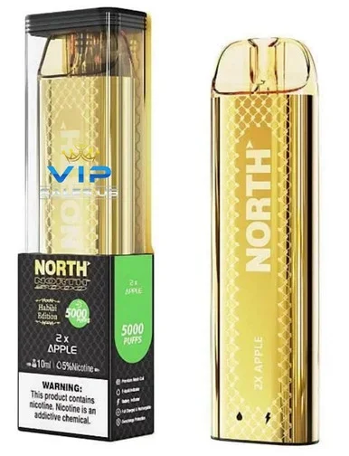 2 x Apple North Habibi Edition 5000 Puffs Disposable Vape