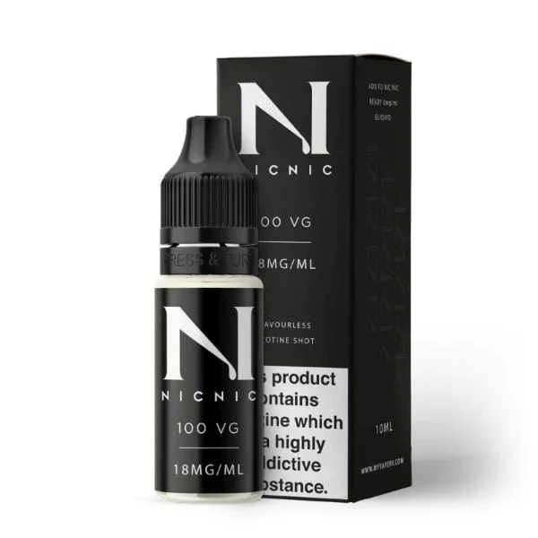 20 x 10ml Nic Nic Nicotine Shots – 18mg/ml – 100% VG