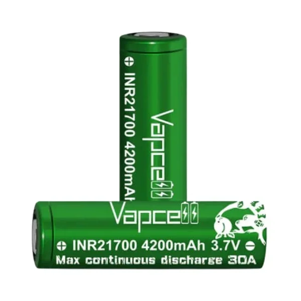 4200mAh INR 21700 Battery by Vapcell.