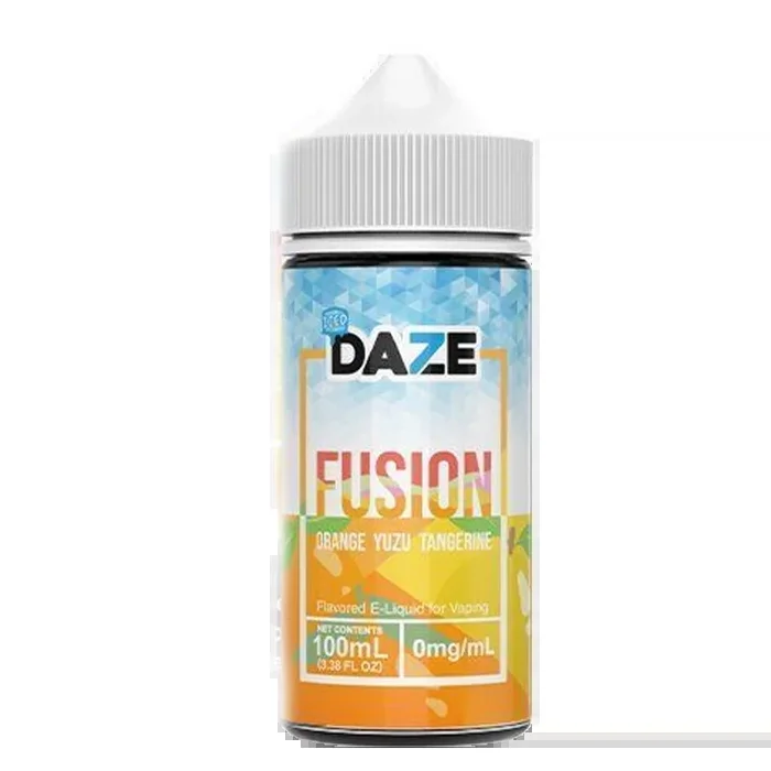 7 Daze Fusion E-Liquid – Orange Yuzu Tangerine ICED 100mL