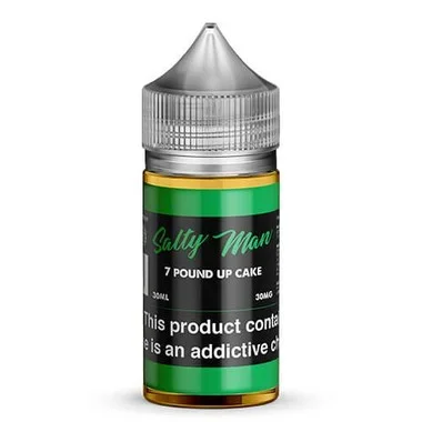 7 Pound Up Cake | Salty Man Nic Salt E-Liquid by Solace Vapor | 30ml