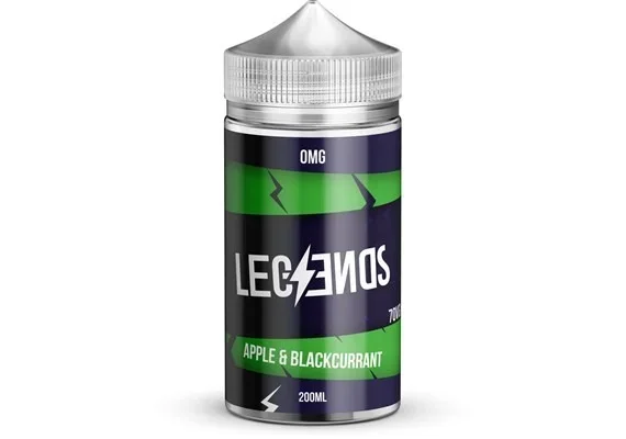 APPLE & BLACKCURRANT 200ML E LIQUID BY LEGENDS