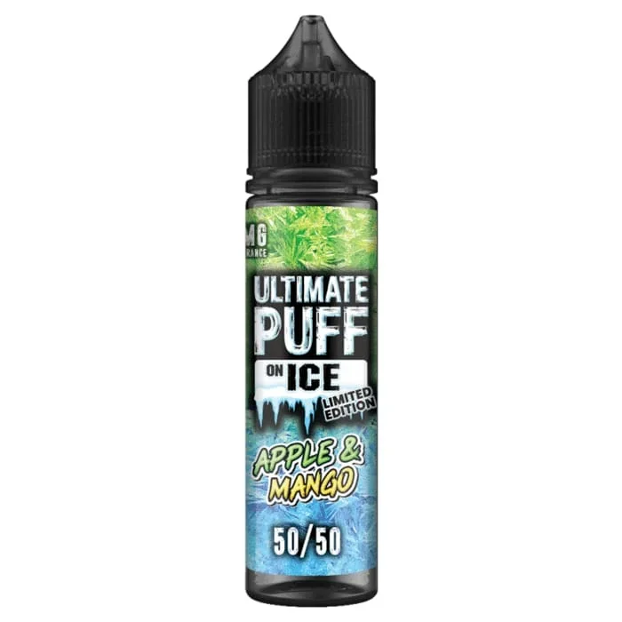 APPLE & MANGO ON-ICE 50ML E-LIQUID 50/50 ULTIMATE PUFF