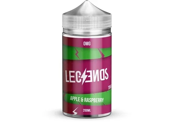 APPLE & RASPBERRY 200ML E LIQUID BY LEGENDS