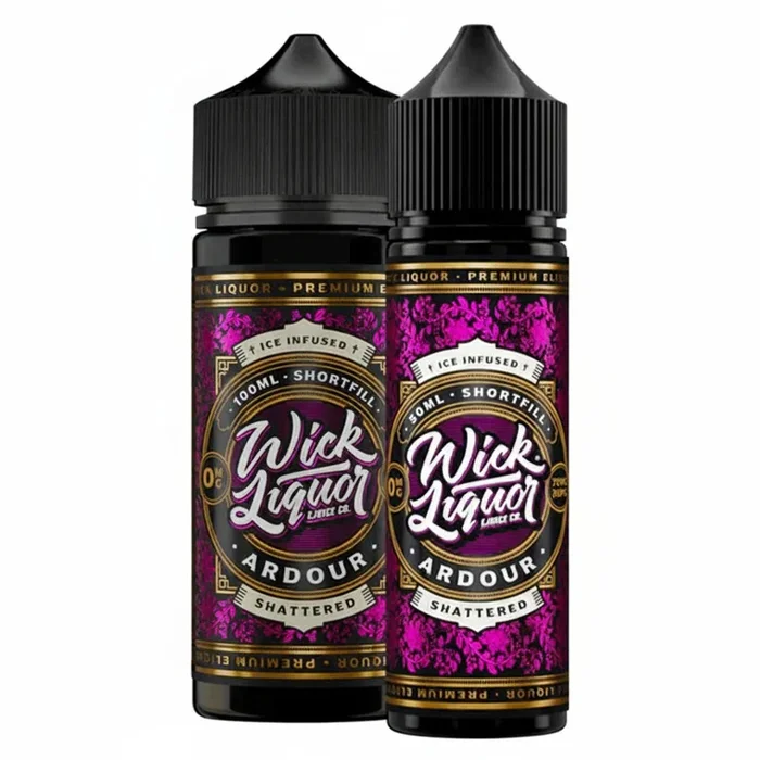 Ardour Shattered By Wick Liquor 0mg Shortfill