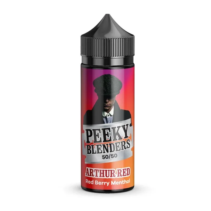 ARTHUR RED BERRY MENTHOL 100ML E LIQUID PEEKY BLENDERS