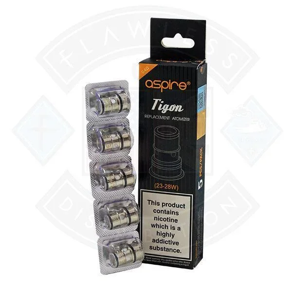 Aspire Tigon Replacement Atomizer (23-28W) 0.4 Ohms 5 Pack