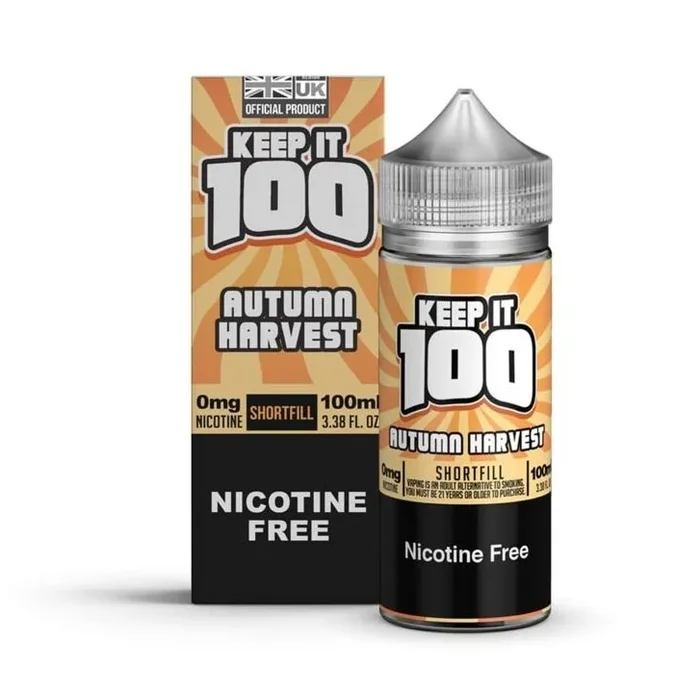 AUTUMN HARVEST (APPLE CIDER DONUT) 100ML E-LIQUID KEEP IT 100