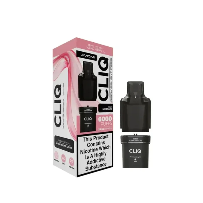 Avomi Cliq 6K Pink Lemonade Refill Pods
