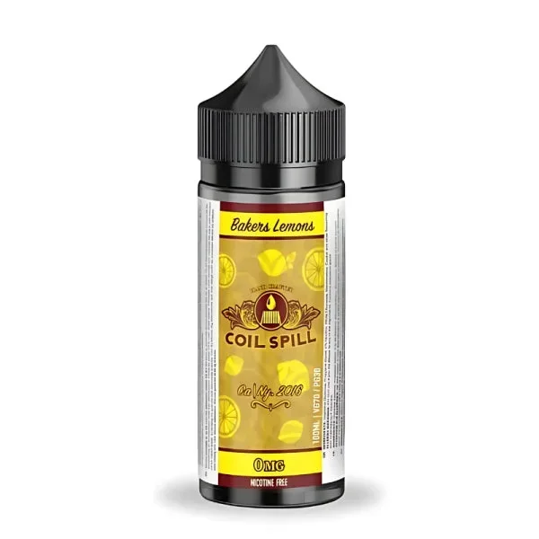 Bakers Lemon By Coil Spill 100ml Shortfill