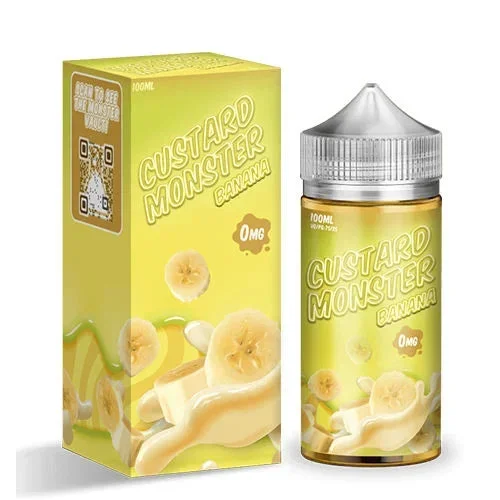 BANANA 100ML E LIQUID CUSTARD MONSTER