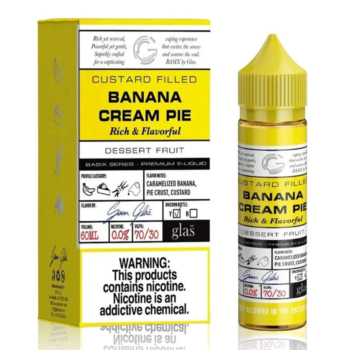 Banana Cream Pie By Glas Basix 50ml Shortfill