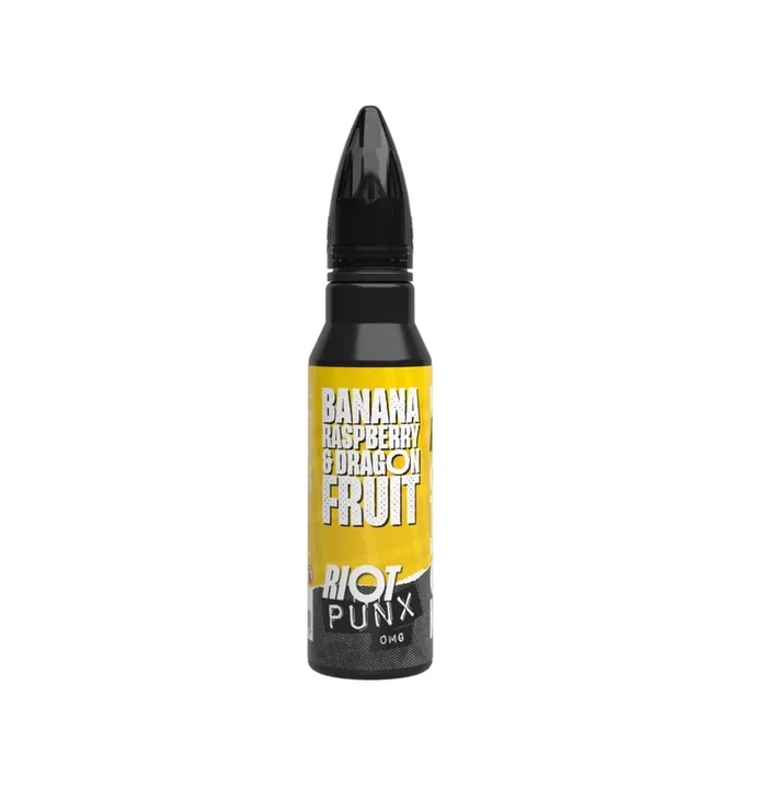BANANA RASPBERRY & DRAGONFRUIT 50ML E LIQUID RIOT PUNX