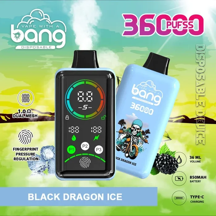 Bang 36000 Power Erweiterte Fingerabdruck-Leistungsregelung 36K Puffs Einweg-Vape