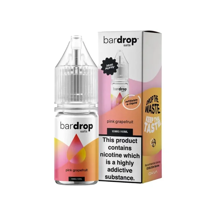 Bar Drop Pink Grapefruit 10ml Nic Salt E-liquid