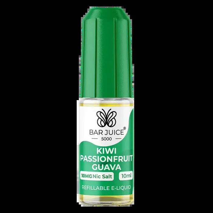 Bar Juice 5000 Kiwi Passionfruit Guava Nic Salt Vape Juice 10ml