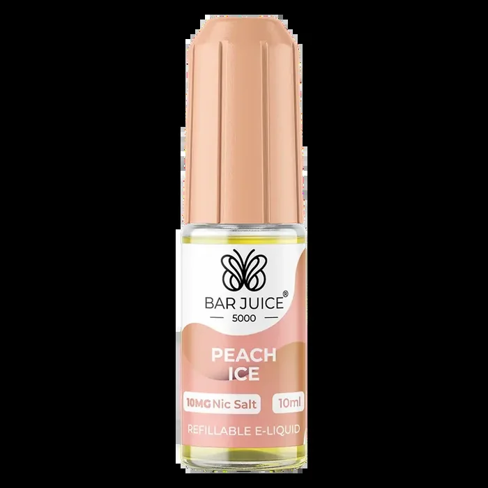Bar Juice 5000 Peach Ice Nic Salt Vape Juice 10ml