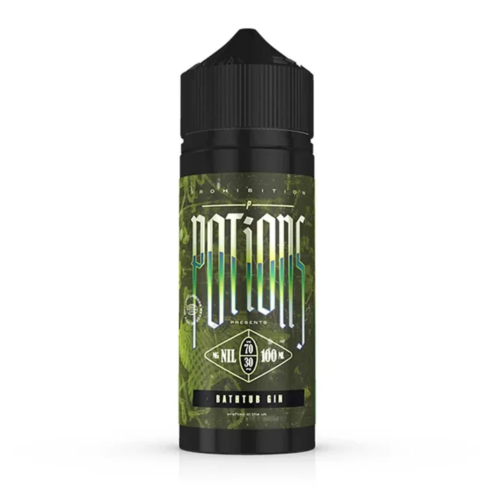Bathtub Gin by Prohibition Potions Short Fill 100ml