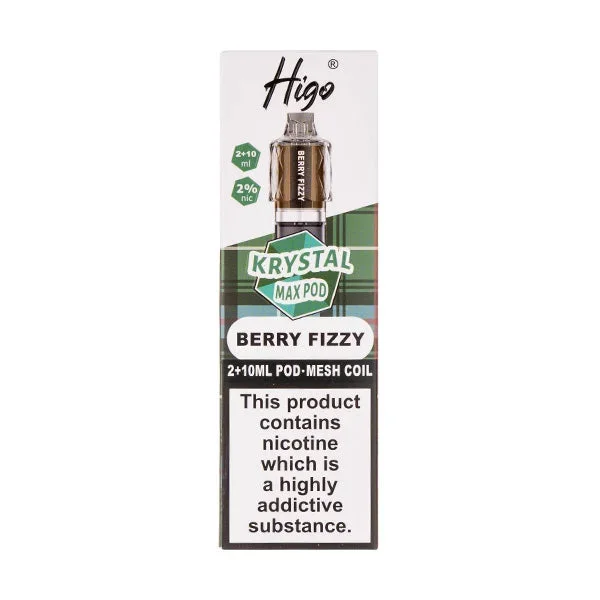 Berry Fizzy Krystal Max Prefilled Pod + Refill by Higo