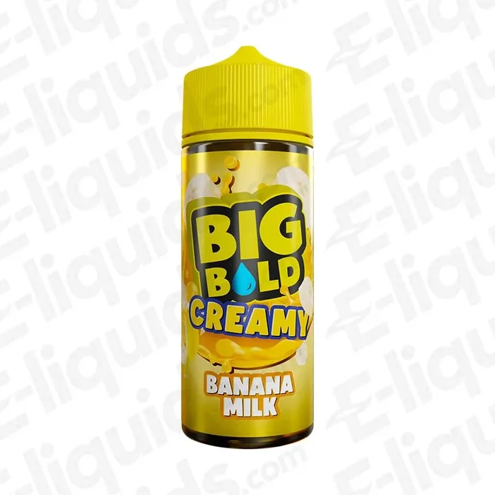 Big Bold Creamy Banana Milk Shortfill Vape Juice