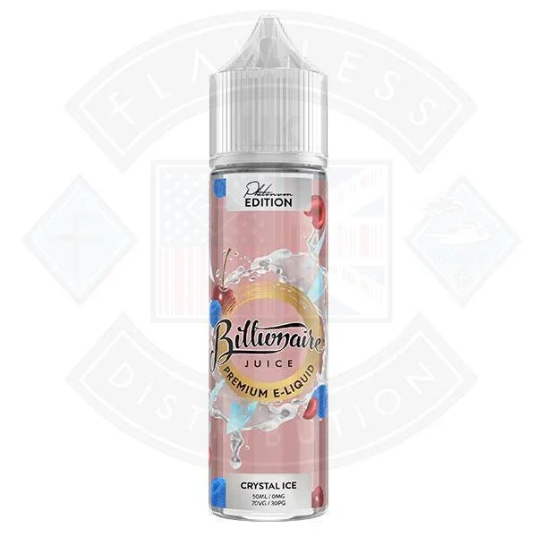 Billionaire Juice Platinum Series – Crystal Ice 0mg 50ml Shortfill