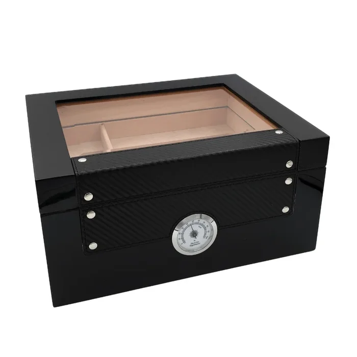 Black Button 60-Cigar Humidor