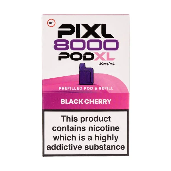 Black Cherry Pixl 8000 Prefilled Pod + Refill by Pixl
