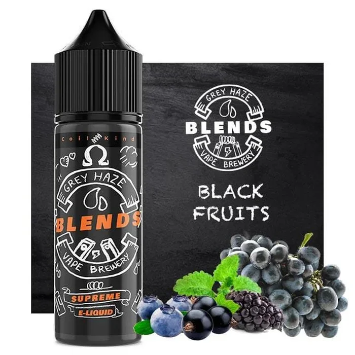 Black Fruits – Grey Haze Blends – Short Fill – MaxVG