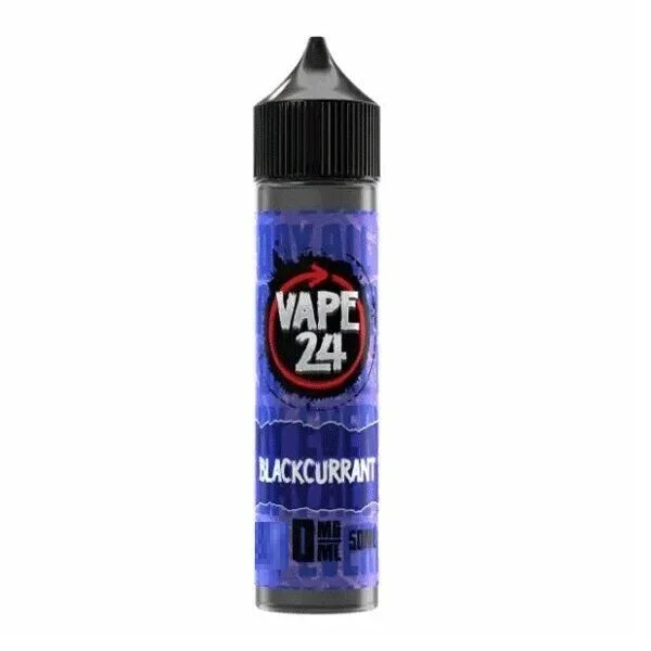 BLACKCURRANT FRUITS 50ML E LIQUID VAPE 24
