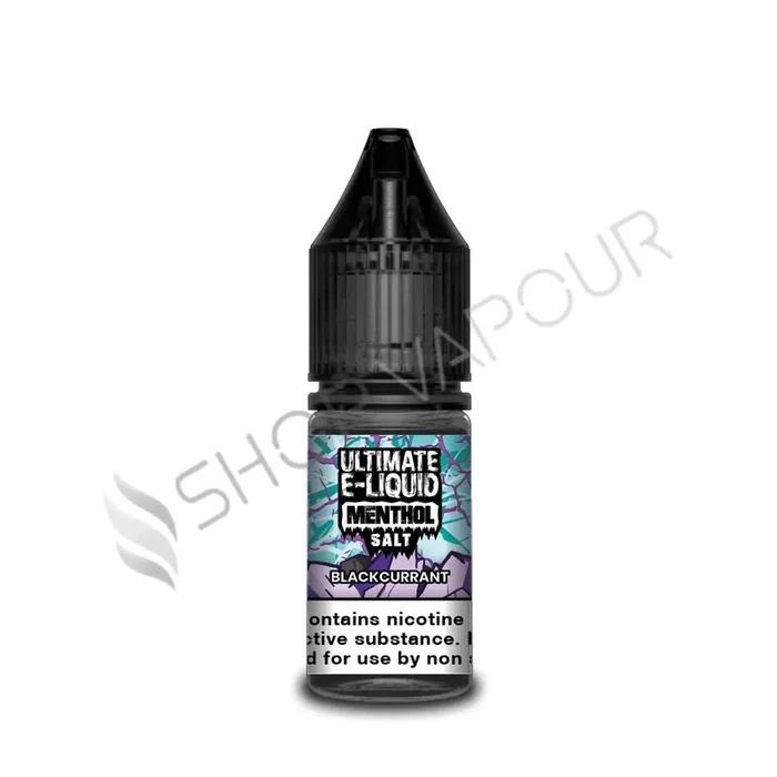 Blackcurrant Nic Salt E-liquid by Ultimate Juice Menthol