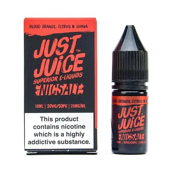 BLOOD ORANGE CITRUS & GUAVA 10ML NIC SALT JUST JUICE