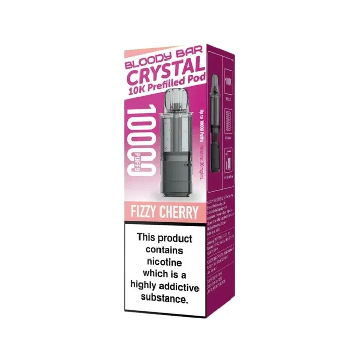 Bloody Bar Crystal 10K Fizzy Cherry Refill Pods