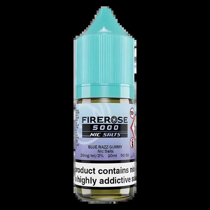 Blue Razz Gummy Elux Firerose 5000 Nic Salt Vape Juice