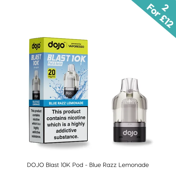 Blue Razz Lemonade – Vaporesso Dojo Blast 10K Prefilled Pods