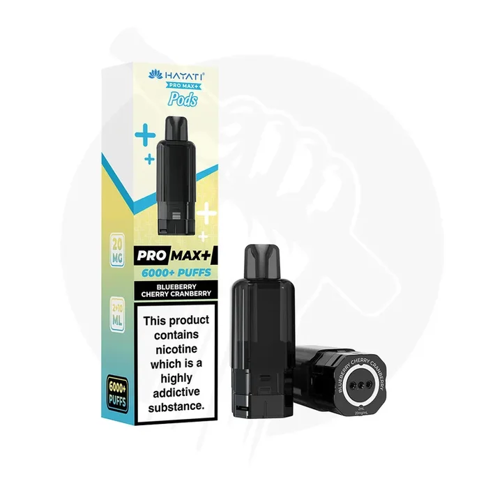 Blueberry Cherry Cranberry Hayati Pro Max Plus Refill Pods