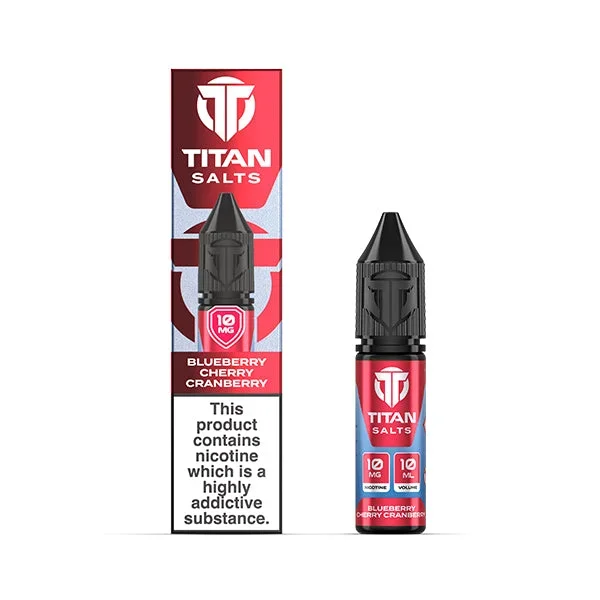 Blueberry Cherry Cranberry Titan Salts 10ml E-Liquid