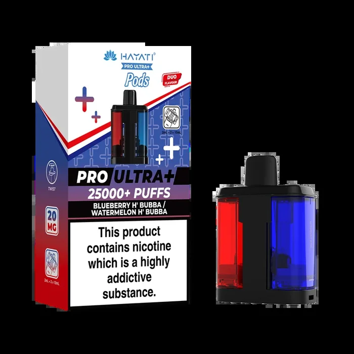 Blueberry H’Bubba / Watermelon H’Bubba Hayati Pro Ultra Plus Refill Pack