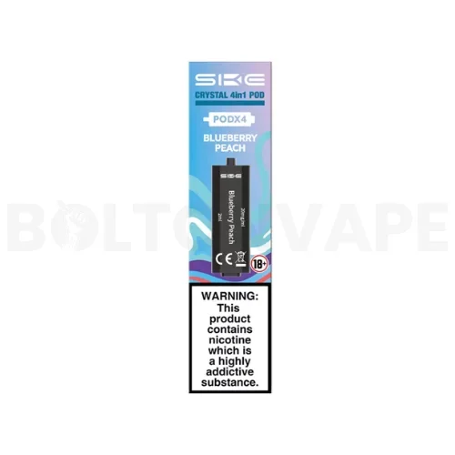 Blueberry Peach Crystal 4in1 Prefilled Pods By SKE