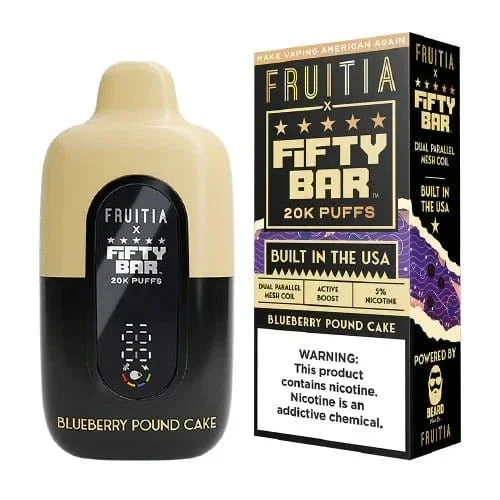 Blueberry Pound Cake – Fifty Bar 20K Disposable Vape