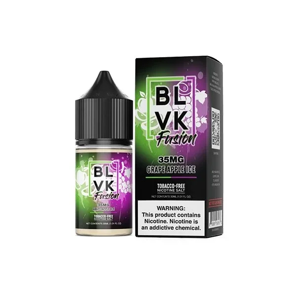 BLVK FUSION SALT – GRAPE APPLE ICE – 30ML