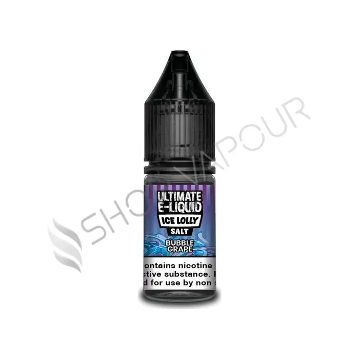 Bubble Grape 100ml Shortfill E-liquid by Ultimate Juice Ice Lolly