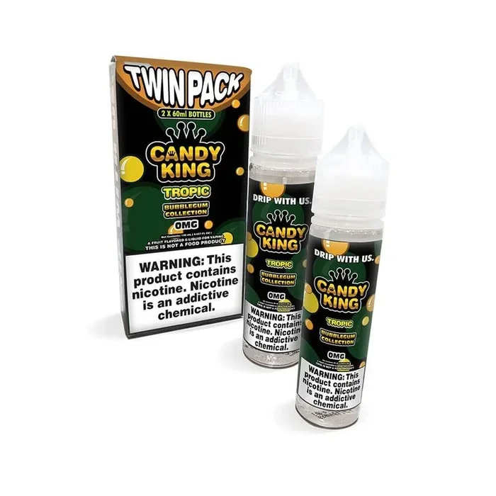 Candy King Tropic Bubblegum Series 120mL Freebase Vape Juice