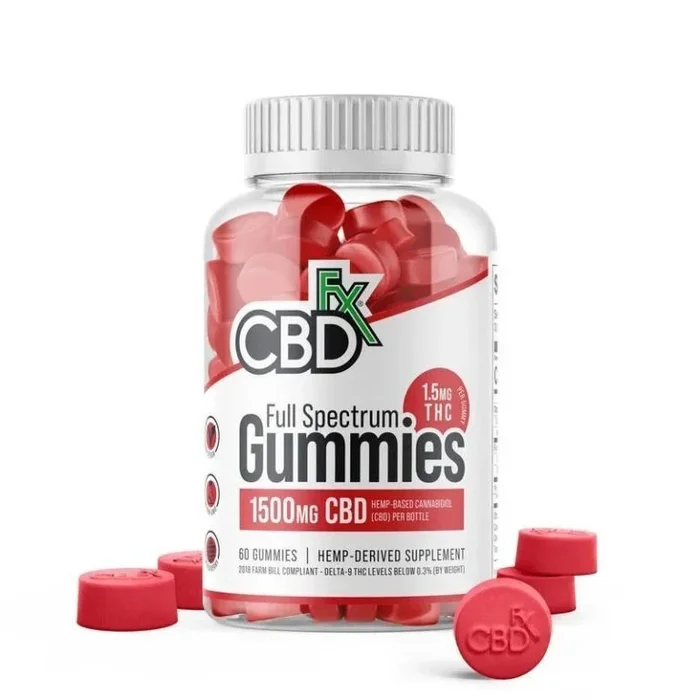 CBDFX Full Spectrum Mixed Berry Gummy – 1500mg CBD / 90mg THC