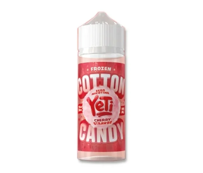 CHERRY STRAWBS FROZEN COTTON CANDY 100ML E LIQUID YETI