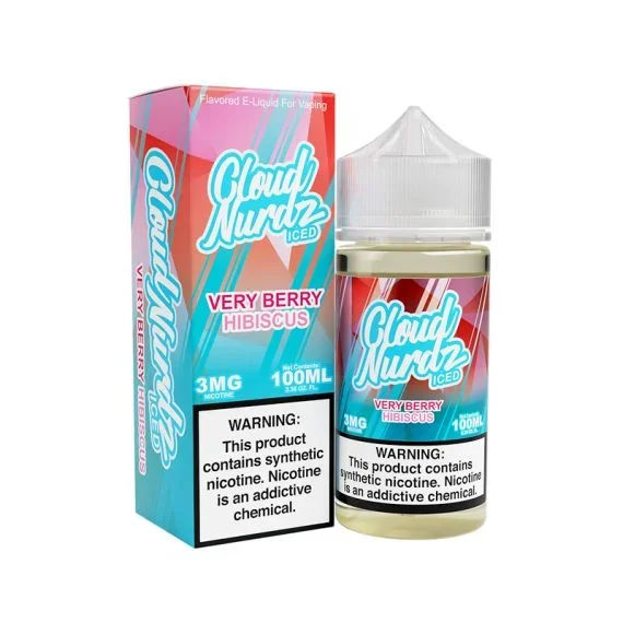 CLOUD NURDZ – VERY BERRY HIBISCUS ICED – 100ML