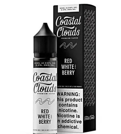 Coastal Clouds Red, White and Berry E-Liquid 60ml