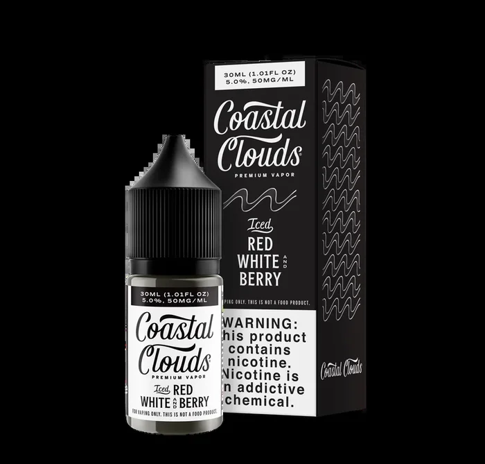 Coastal Clouds Salt – Iced Red White and Berry