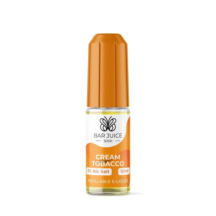 Cream Tobacco Nic Salt by Bar Juice. – 10ml
